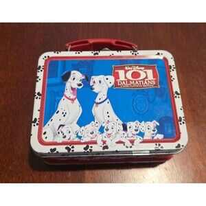 Walt Disney 101 Dalmatians Mini Metal Lunchbox W 5.5" X H 4.25"